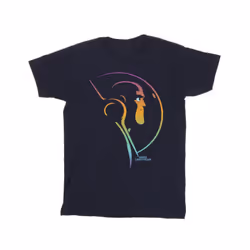 Disney Mens Lightyear Blended Stare T-Shirt - S, Navy Blue