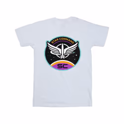 Disney Mens Lightyear Star Command Circle T-Shirt - XXL, White