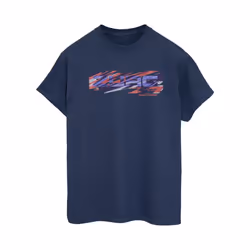 Disney Womens/Ladies Lightyear Zurg Graphic Title Cotton Boyfriend T-Shirt - XL, Navy Blue