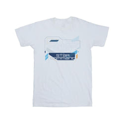 Disney Mens Lightyear Star Command Icons T-Shirt - XL, White