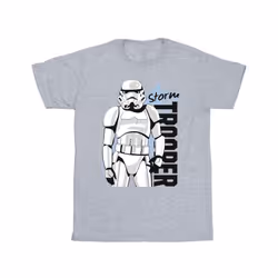 Star Wars Boys Storm Trooper T-Shirt - 12-13 Years, Sports Grey