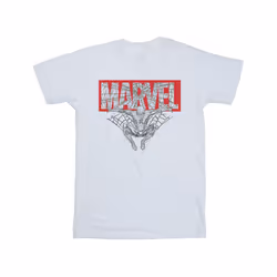 Marvel Mens Spider Man Logo Red T-Shirt - L, White