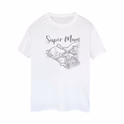 Disney Womens/Ladies The Aristocats Marie Super Mum Cotton Boyfriend T-Shirt - XL, White
