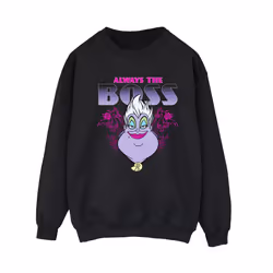 Disney Womens/Ladies The Little Mermaid Ursula Mum Is The Boss Sweatshirt - M, Black