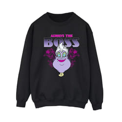 Disney Womens/Ladies The Little Mermaid Ursula Mum Is The Boss Sweatshirt - M, Black