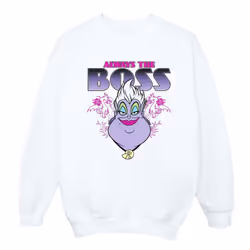 Disney Womens/Ladies The Little Mermaid Ursula Mum Is The Boss Sweatshirt - XXL, White