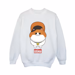 Disney Boys Big Hero 6 Baymax Kitten Face Sweatshirt - 3-4 Years, White