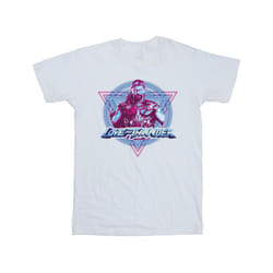 Marvel Mens Thor Love And Thunder Neon Badge T-Shirt - XXL, White