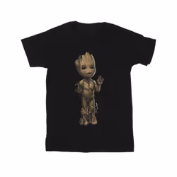 Marvel Mens I Am Groot Wave Pose T-Shirt - S, Black