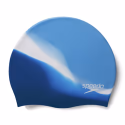 Speedo Multi Colour Silicone Cap - - Blue/Blue, Blue/Purple