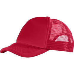 Bullet Trucker 5 Panel Cap - One Size, Red