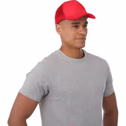 Bullet Trucker 5 Panel Cap - One Size, Red