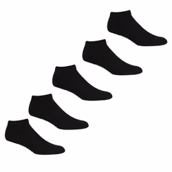 Regatta Unisex Adult Trainer Socks (Pack of 5) - 3 UK-5 UK, Black