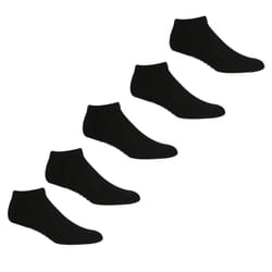 Regatta Unisex Adult Trainer Socks (Pack of 5) - 3 UK-5 UK, Black
