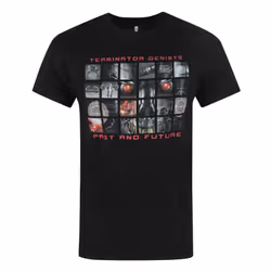 Terminator Mens Genisys Past And Future T-Shirt - S, Black