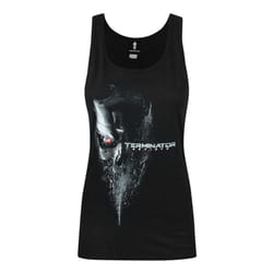 Terminator Womens/Ladies Genisys Logo Sleeveless Vest - XL, Black