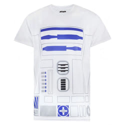 Star Wars Mens R2D2 Costume T-Shirt - L, White