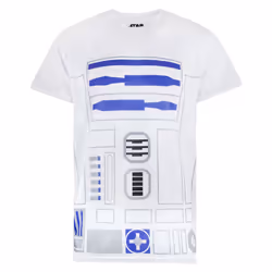 Star Wars Mens R2D2 Costume T-Shirt - M, White