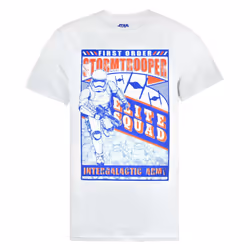 Star Wars Mens Storm Trooper Elite Squad T-Shirt - S, White