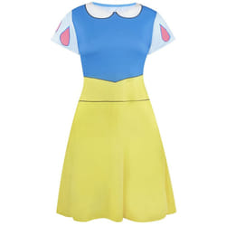 Disney Princess Womens/Ladies Snow White Costume Dress - S, Blue/Yellow