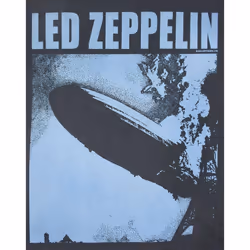 Amplified Led Zeppelin Tour 77 Mens T-shirt - S, Charcoal