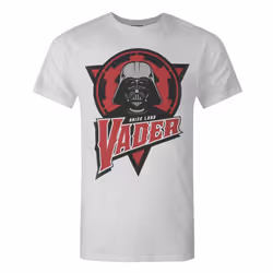 Star Wars Mens Darth Vader Sith T-Shirt - XL, White