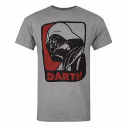 Star Wars Mens Darth Vader Sport T-Shirt - S, Grey