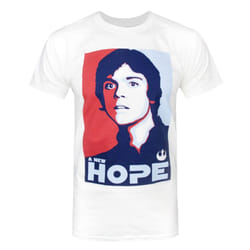 Star Wars: A New Hope Mens Luke Skywalker T-Shirt - XL, White