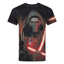Star Wars: The Force Awakens Mens Kylo Ren Lightsaber T-Shirt
