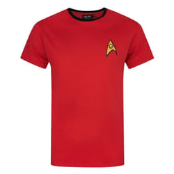 Star Trek Mens Security And Operations Uniform T-Shirt - M, Red