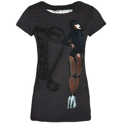 Amplified Womens/Ladies Price Tag Jessie J T-Shirt - XS, Charcoal