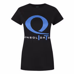 Arrow Womens/Ladies Queen Consolidated T-Shirt - XL, Black