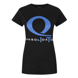 Arrow Womens/Ladies Queen Consolidated T-Shirt - XL, Black