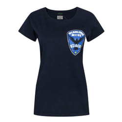 Arrow Womens/Ladies Starling City Metro Police T-Shirt - XXL, Blue
