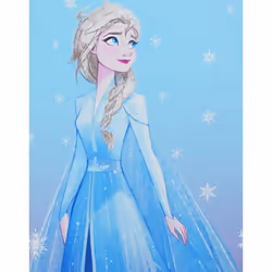 Frozen Girls Elsa Nightie - 3-4 Years, Blue