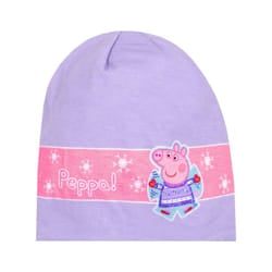 Peppa Pig Girls Woolly Winter Hat - 54cm, Purple/Pink Print