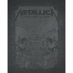 Amplified Mens The Black Album Metallica T-Shirt - S, Grey