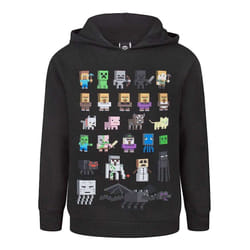Minecraft Boys Sprites Hoodie - 5-6 Years, Black