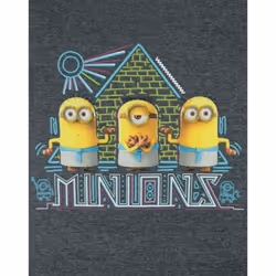 Minions Womens/Ladies Egyptian T-Shirt - S, Charcoal