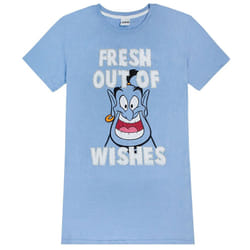 Aladdin Womens/Ladies Genie Fresh Out Of Wishes Night Dress - 14 UK - 16 UK, Blue
