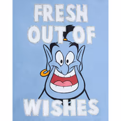 Aladdin Womens/Ladies Genie Fresh Out Of Wishes Night Dress - 14 UK - 16 UK, Blue
