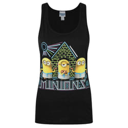 Minions Womens/Ladies Egyptian Tank Top - S, Black