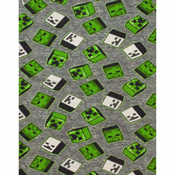 Minecraft Boys Zombie Creeper All-Over Print T-Shirt - 9-10 Years, Green