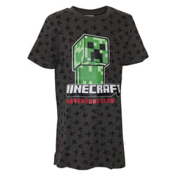 Minecraft Childrens/Kids Creeper All-Over Print T-Shirt - 11-12 Years, Grey