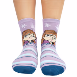 Frozen Girls Character Socks (Pack of 6) - 12.5 UK Child-3.5 UK Child, Multicoloured