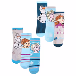 Frozen Girls Character Socks (Pack of 6) - 12.5 UK Child-3.5 UK Child, Multicoloured
