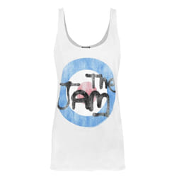 Amplified Womens/Ladies The Jam Logo Vest - S, White