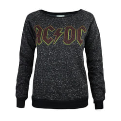Amplified Womens/Ladies AC/DC Logo Sweater - S, Black