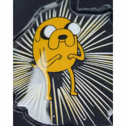 Adventure Time Boys Jake And Finn Slippers - 11 UK Child, Black