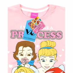 Disney Princess Girls Cotton Short Pyjama Set - 2-3 Years, Pink
